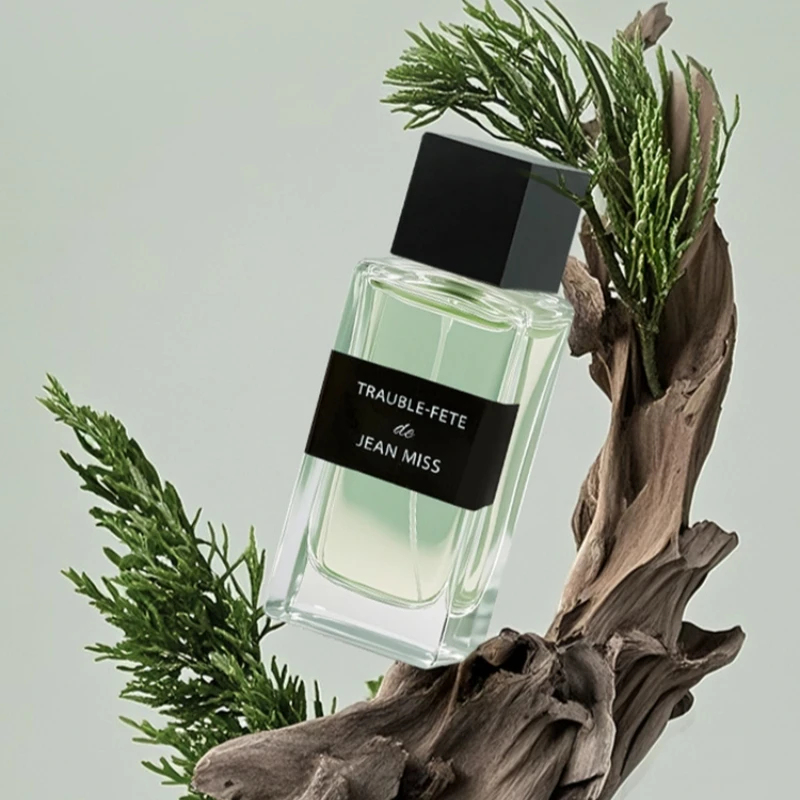 Jeans - 50ml ユニセックス フレッシュウッディ香水 ロングラスティング ナチュラルグリーンの香り スプレー