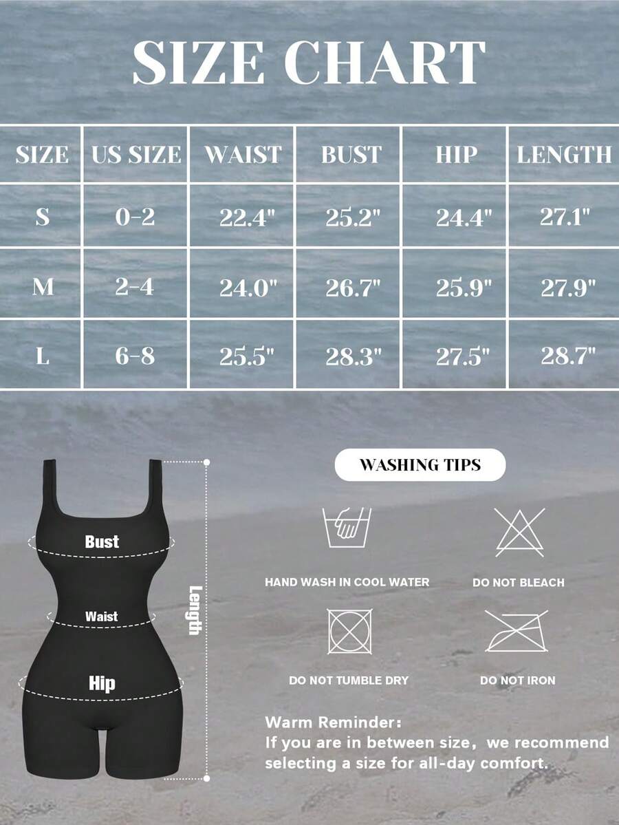 Seamless Ribbed Workout Tank Top - KIKIMINK レディース ジャンプスーツ シームレス リブ編み スクエアネック