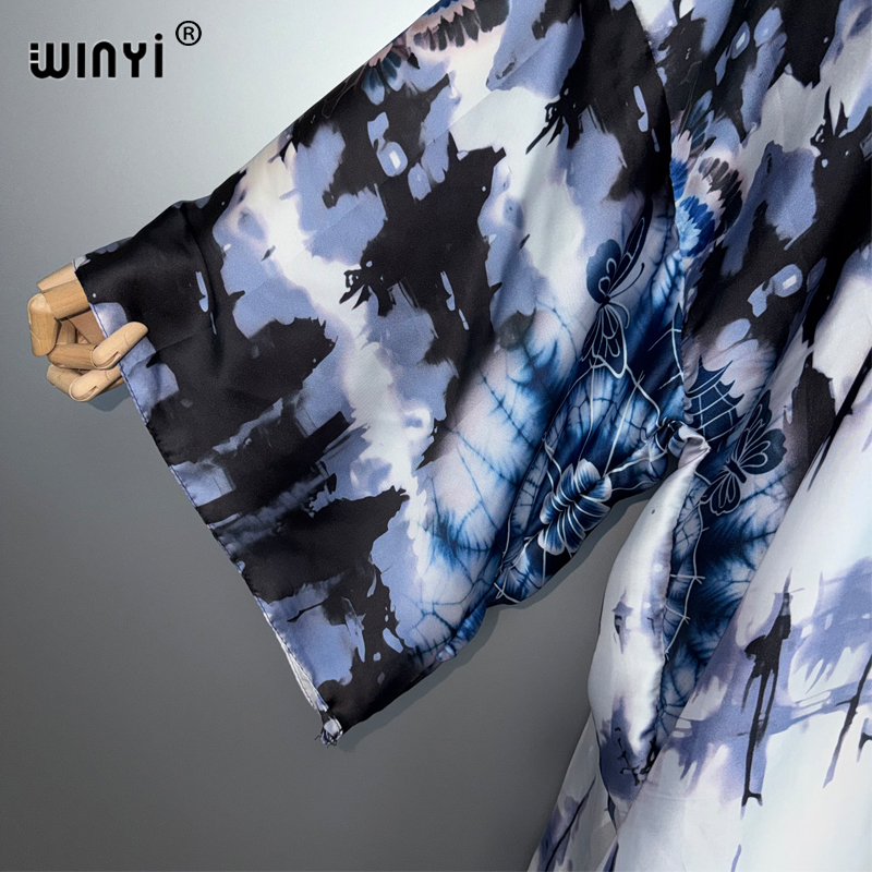 WINYI 2026 ボヘミアン着物マキシビーチウェアカバー - Boho Summer Beach Maxi Dress のレビューと価格