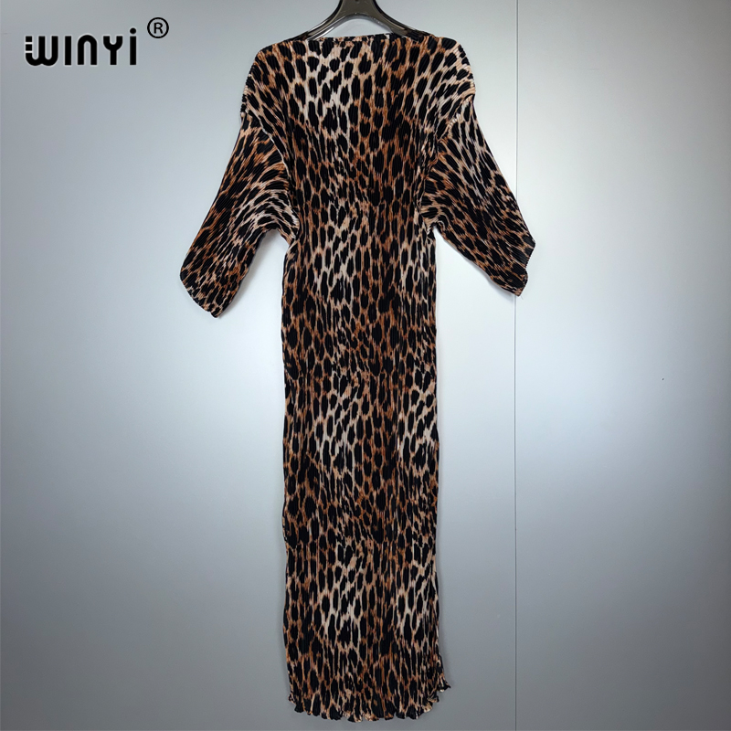WINYI サマー プリーツ エラスティック ルーズドレス  - Boho Summer Beach Maxi Dress のレビューと価格