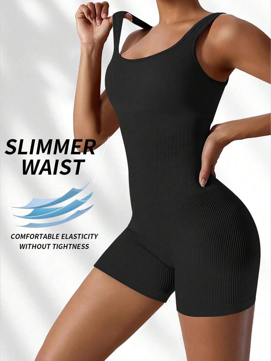 KIKIMINK レディース ジャンプスーツ シームレス リ - Seamless Ribbed Workout Tank Top のレビューと価格