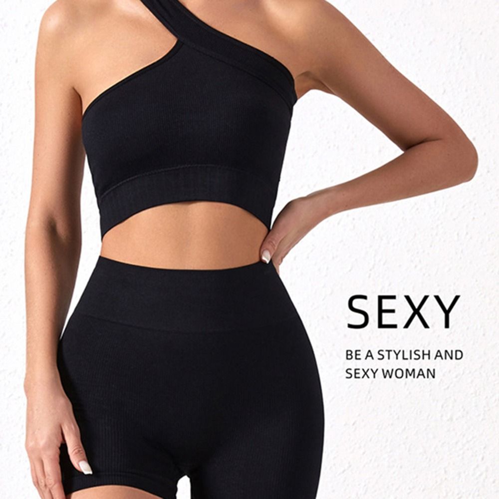 2ピース 再利用可能なシームレス女性用ワークアウトセット リ - Seamless Ribbed Workout Tank Top のレビューと価格