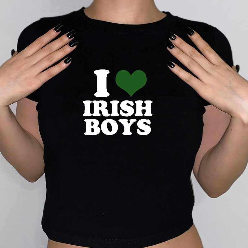 レディースイラブリーシュボーイズヒップホップグラフィッククロ - Y2K Graphic Baby Tee Crop のレビューと価格