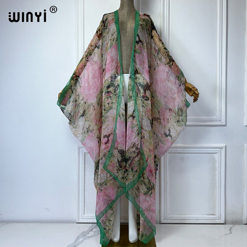 Winyi-自由奔放に生きるプリントのビーチドレス,セクシー - Boho Summer Beach Maxi Dress のレビューと価格