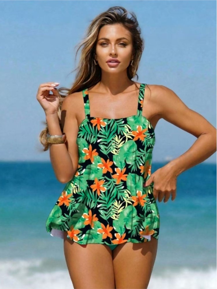 水着女性水着セクシーなタンキニ新しいプッシュアップビキニセッ - Swimwear のレビューと価格