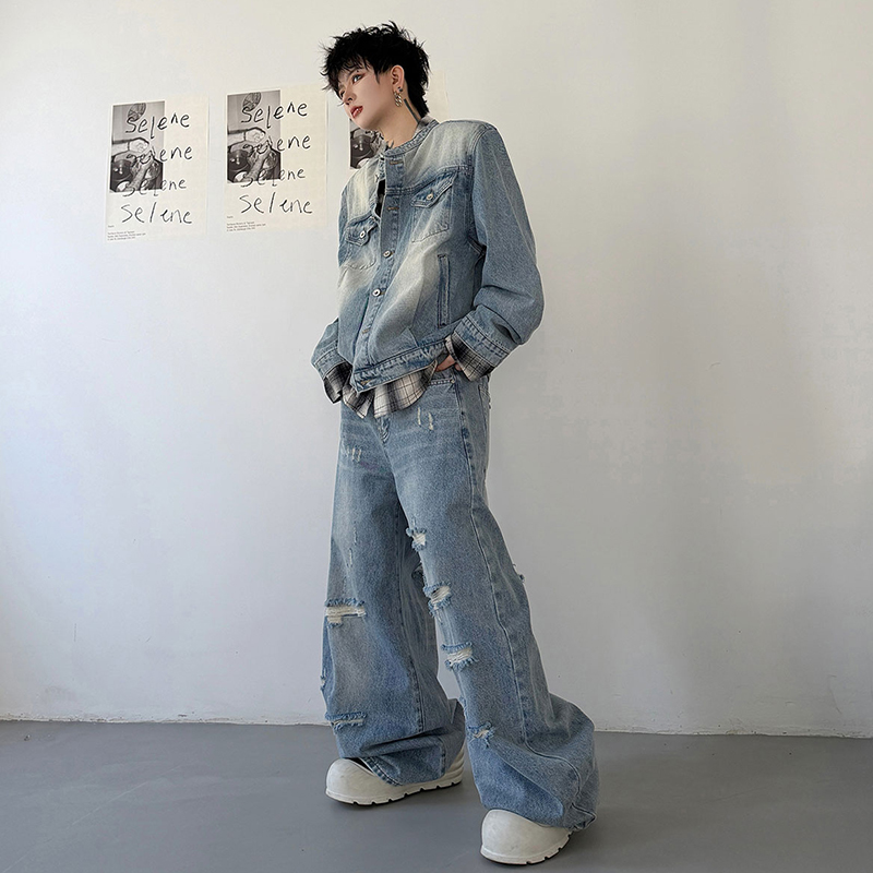 LUZHEN 2026 秋 ヴィンテージウォッシュデニム ツ - Jeans のレビューと価格