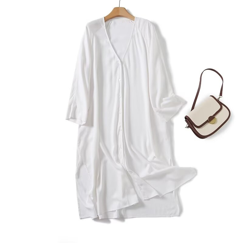 Dave & di-女性用レトロリネンミディドレス,ロングシ - Casual Loose Linen Shirt Dress のレビューと価格